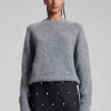 Women A.L.C. Tops | Sweaters>Frankie Wool Cashmere Embellished Sweater