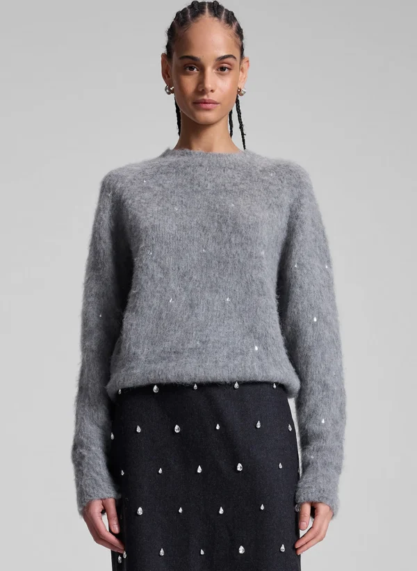 Women A.L.C. Tops | Sweaters>Frankie Wool Cashmere Embellished Sweater