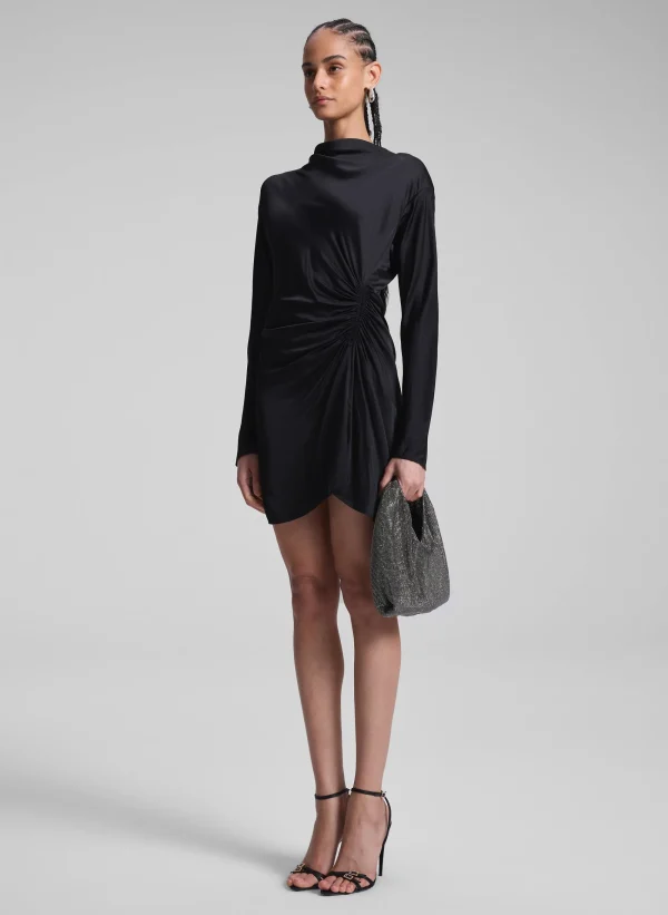 Women A.L.C. Dresses>Georgia Satin Mini Dress