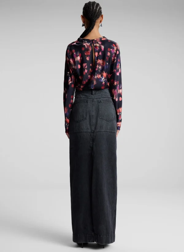 Women A.L.C. Tops>Georgia Stretch Silk Top