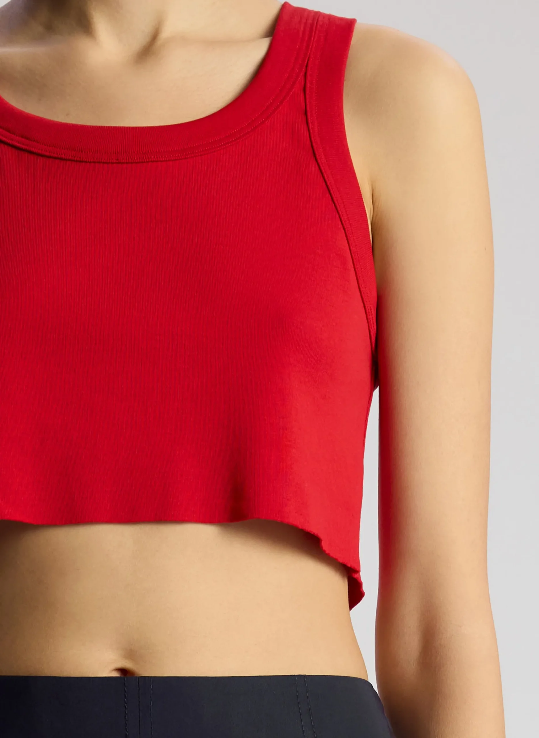 halsey_cropped_cotton_rib_1-2.webp Women A.L.C. Tops | Tees & Tanks>Halsey Cropped Cotton Rib Tank