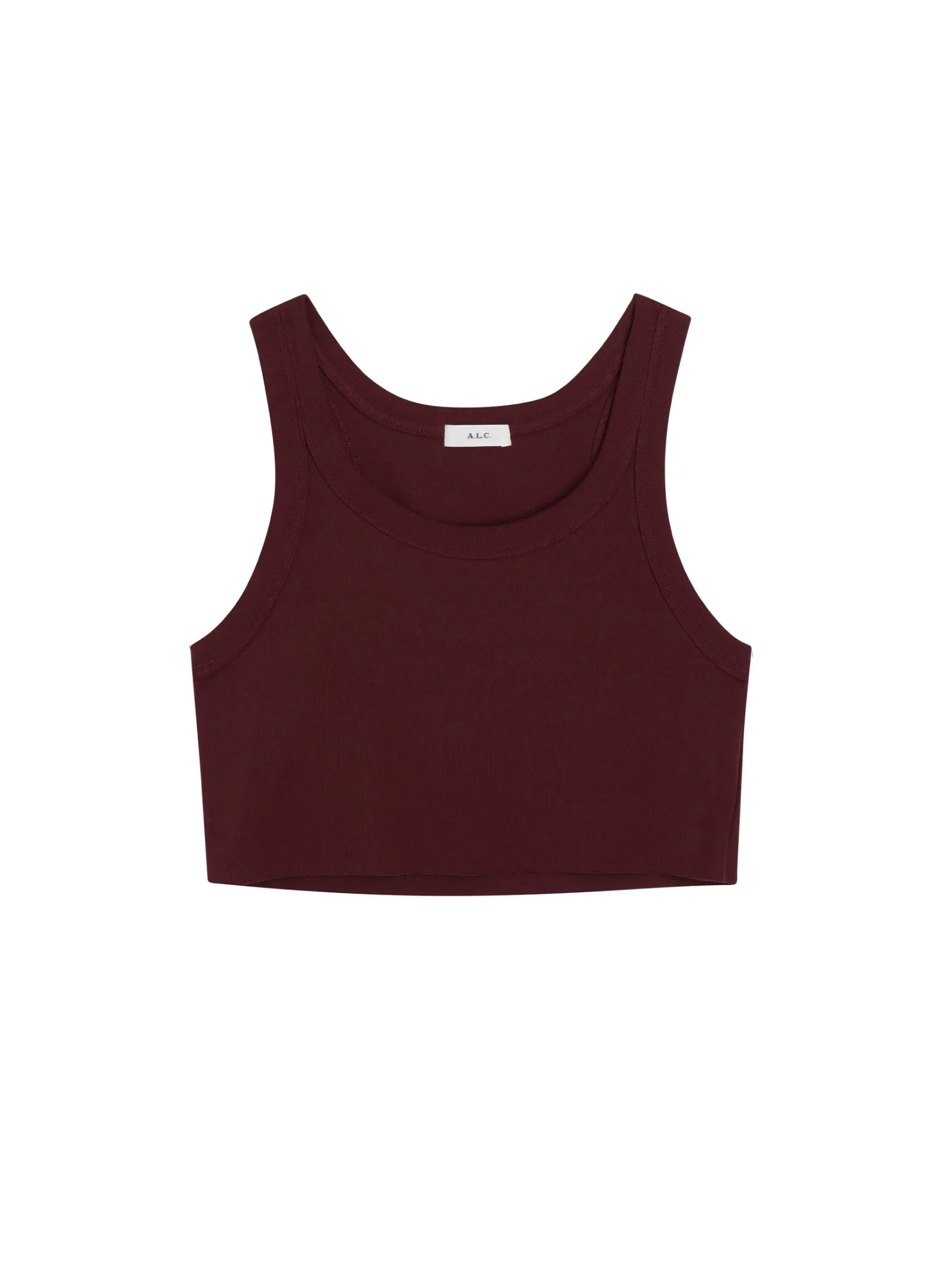 halsey_cropped_cotton_rib_5-3.webp Women A.L.C. Tops | Tees & Tanks>Halsey Cropped Cotton Rib Tank