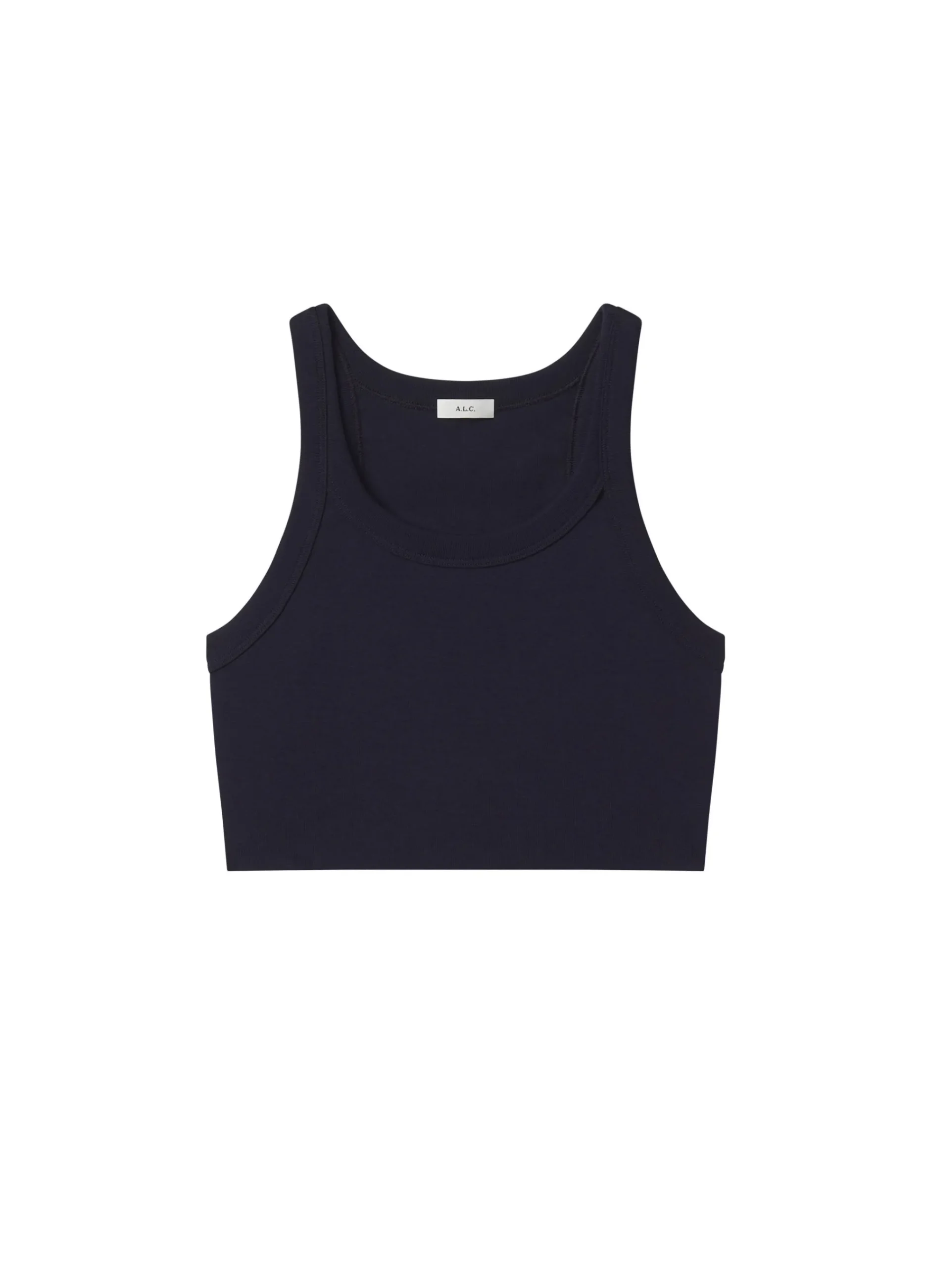 halsey_cropped_cotton_rib_5.webp Women A.L.C. Tops | Tees & Tanks>Halsey Cropped Cotton Rib Tank