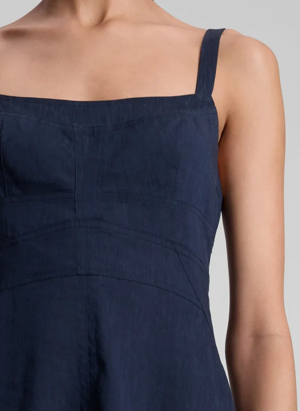 Women A.L.C. Dresses>Harlow Linen Midi Dress