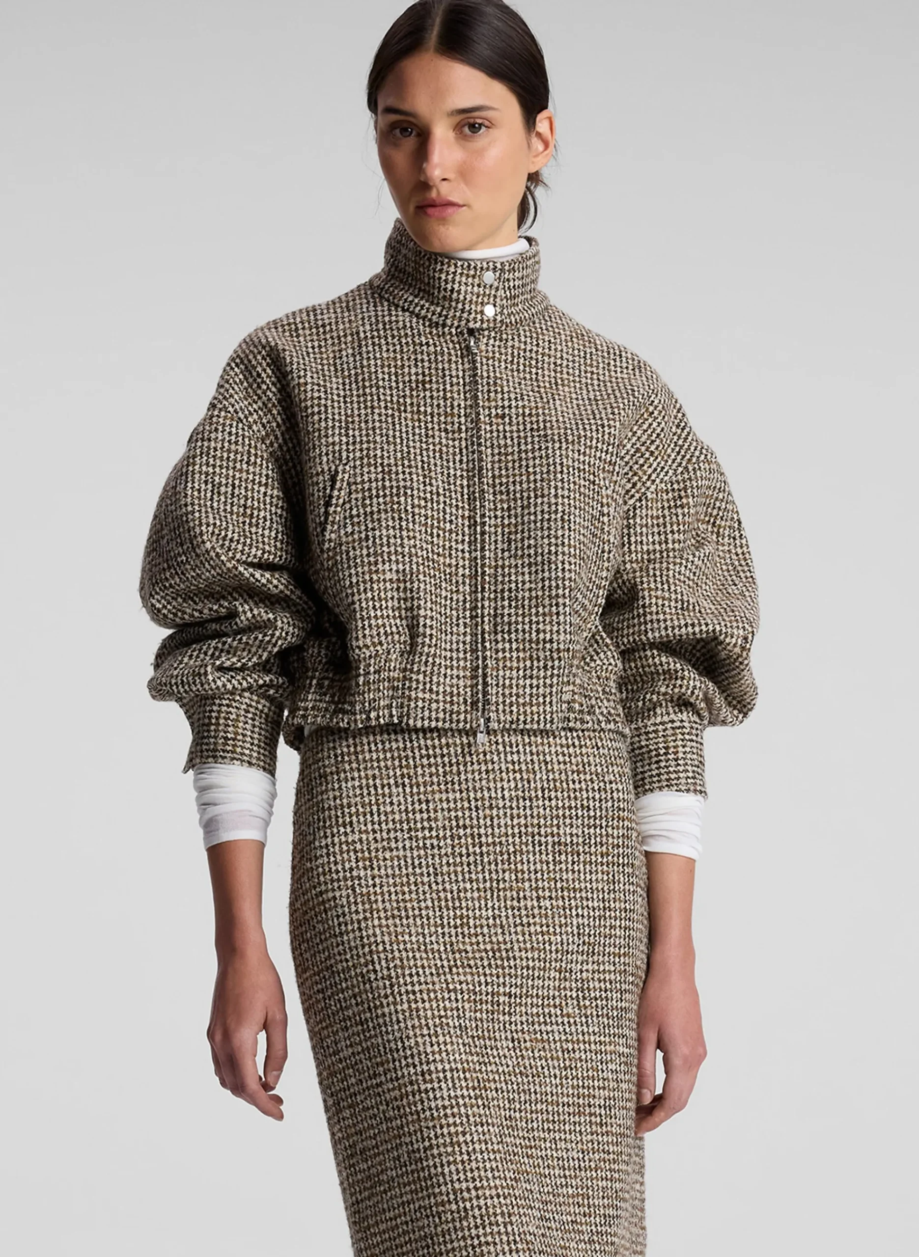 harrison_tweed_houndstoot_0.webp Women A.L.C. Jackets & Coats | Suits>Harrison Tweed Houndstooth Jacket