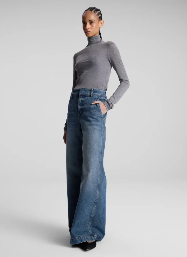Women A.L.C. Tops>Hayes Fine Merino Turtleneck Top