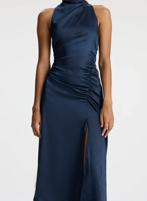 Women A.L.C. Dresses>Inez Satin Midi Dress