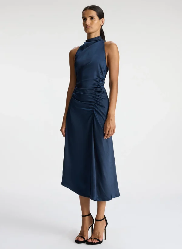 Women A.L.C. Dresses>Inez Satin Midi Dress