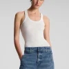 Women A.L.C. Tops>Iris Fine Cotton Knit Tank