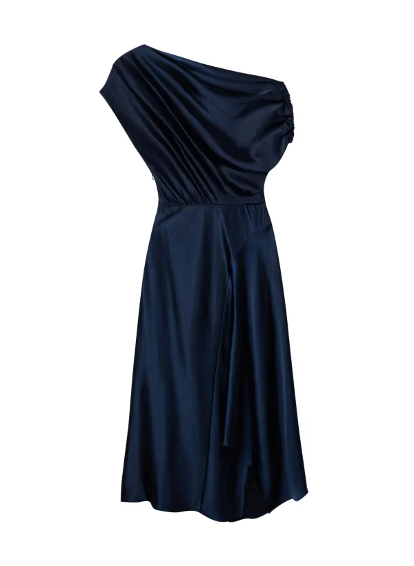 Women A.L.C. Dresses>Jasmine Satin Midi Dress