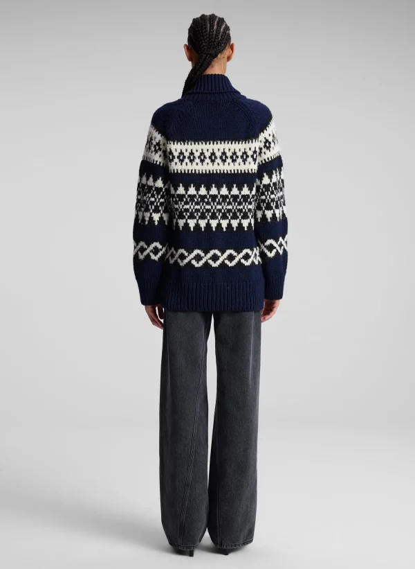 Women A.L.C. Tops | Sweaters>Joanna Merino Fairisle Cardigan