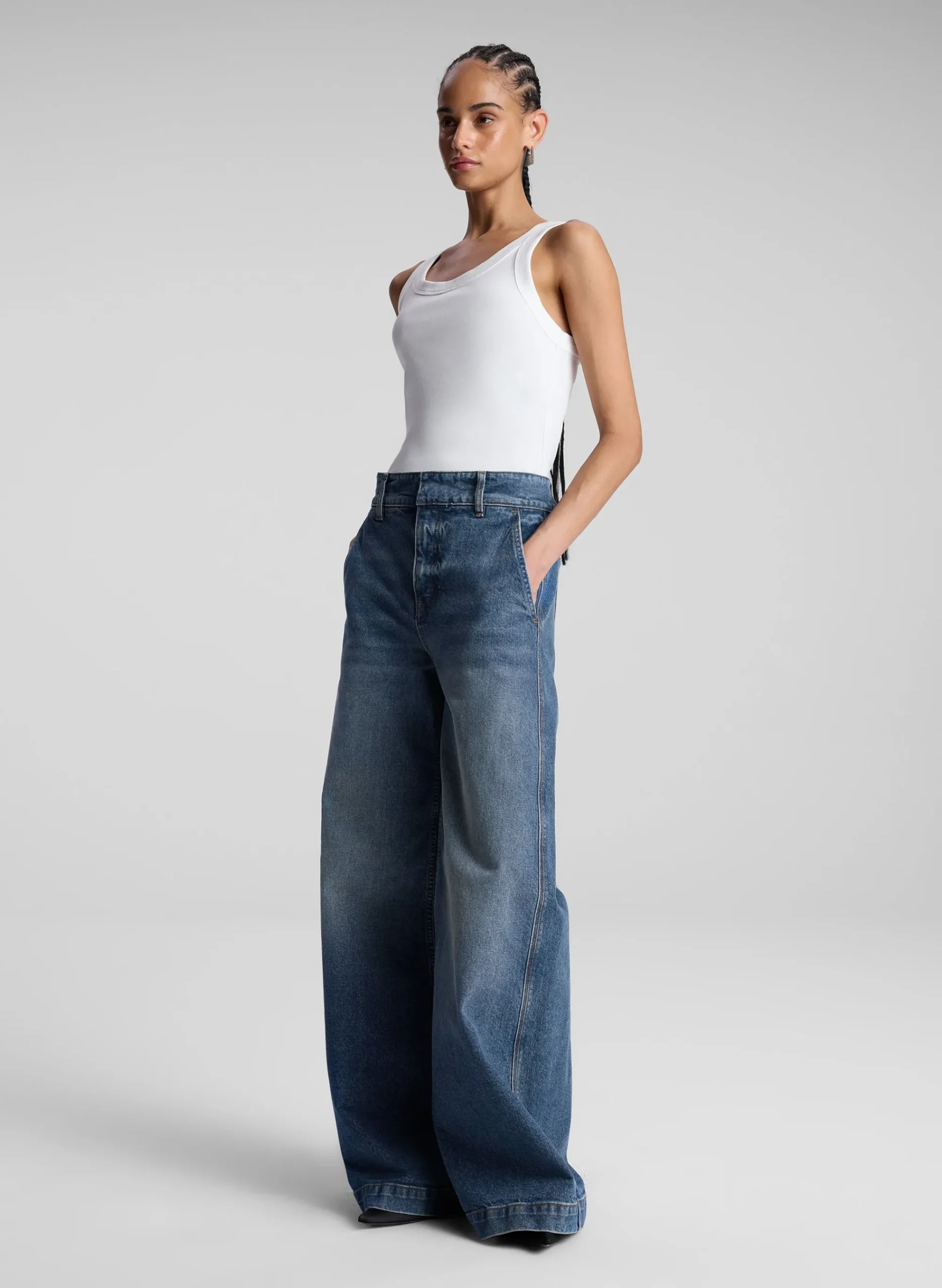 kai_cotton_rib_tank_2.webp Women A.L.C. Tops | Tees & Tanks>Kai Cotton Rib Tank