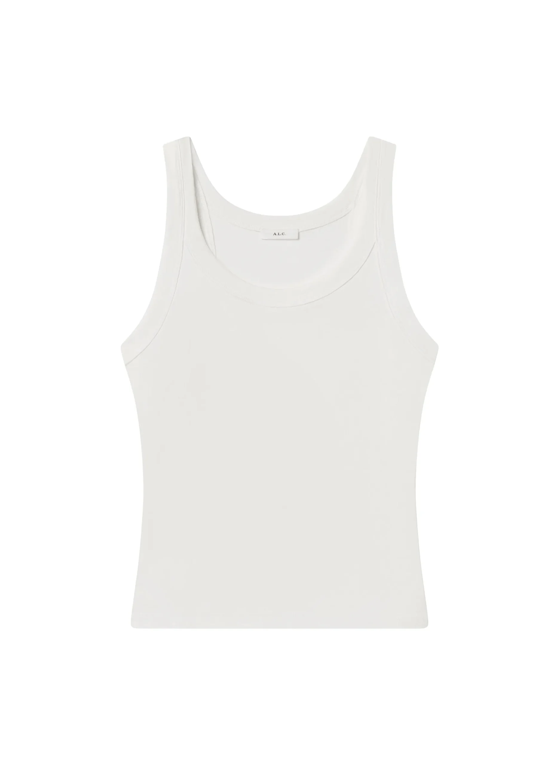 kai_cotton_rib_tank_5.webp Women A.L.C. Tops | Tees & Tanks>Kai Cotton Rib Tank