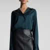 Women A.L.C. Tops>Kass Stretch Silk Top