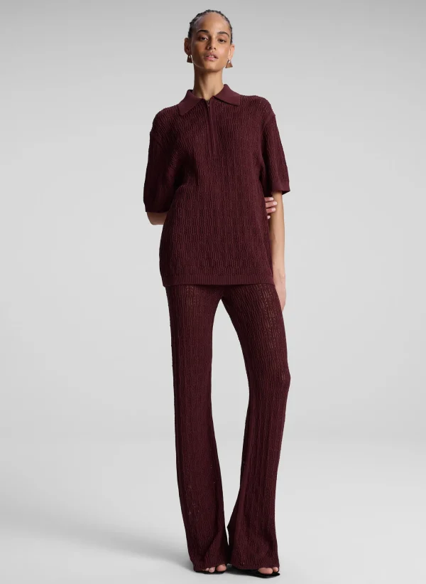 Women A.L.C. Bottoms>Keeley Pointelle Knit Pant