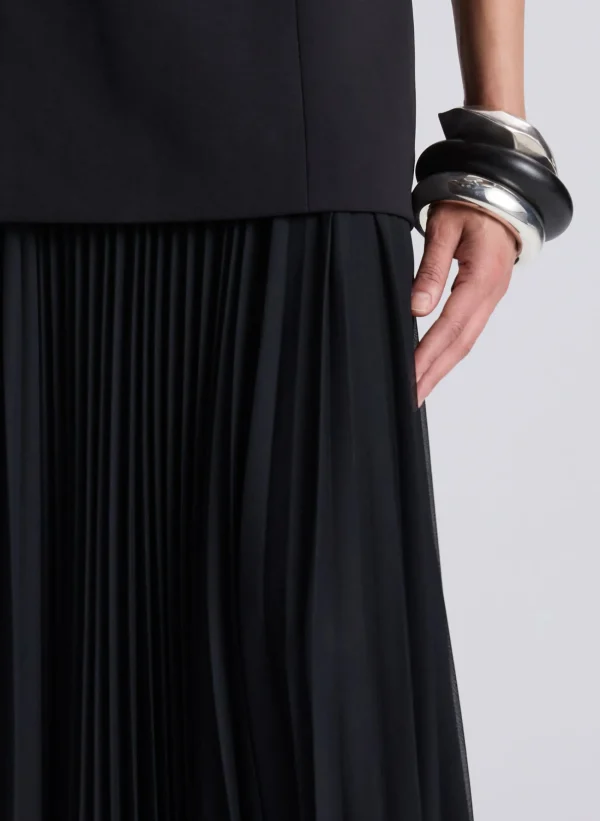 Women A.L.C. Dresses>Lana Pleated Maxi Dress