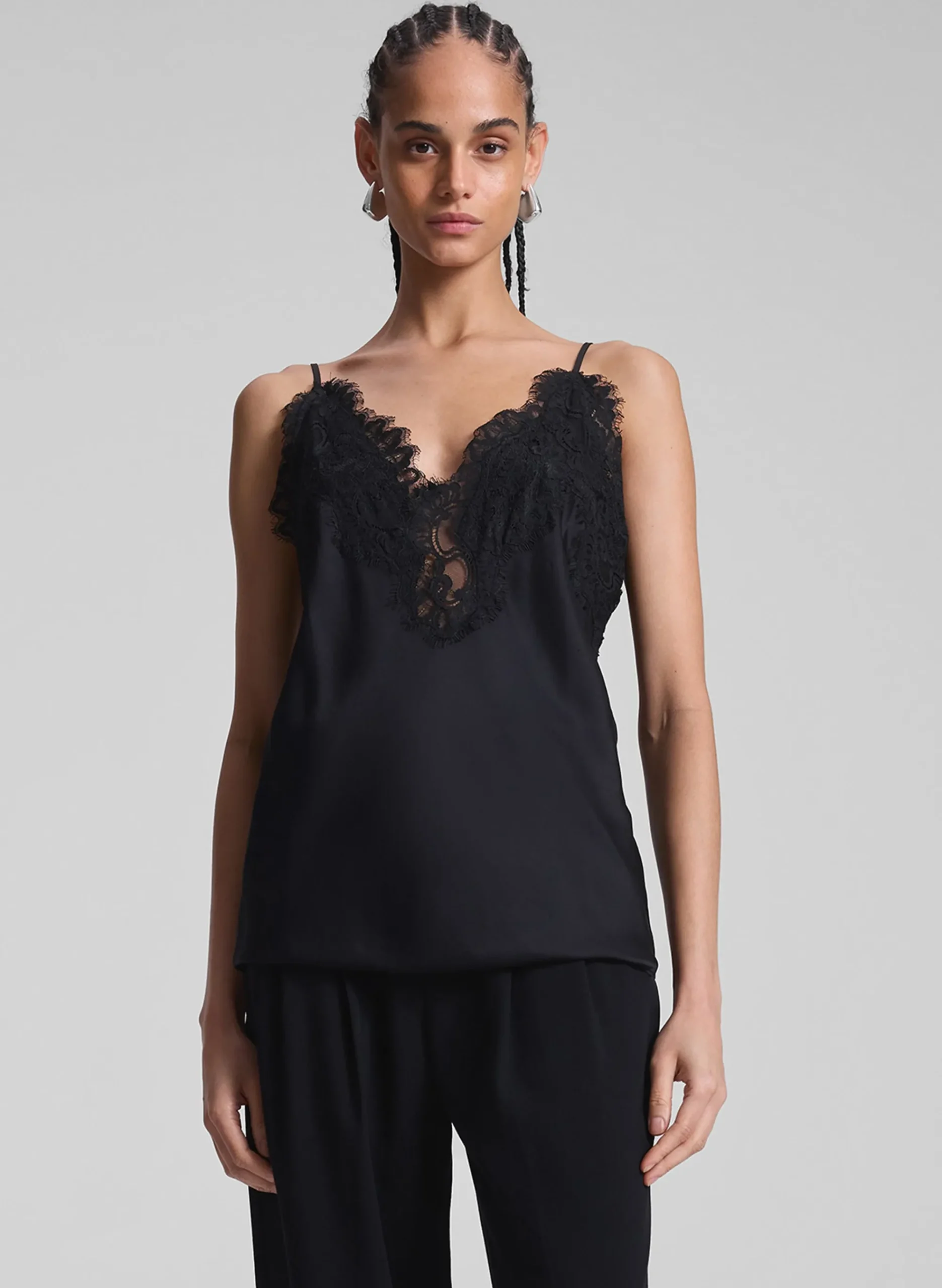 lennon_satin_and_lace_cam_0.webp Women A.L.C. Tops | Tees & Tanks>Lennon Satin And Lace Camisole Top