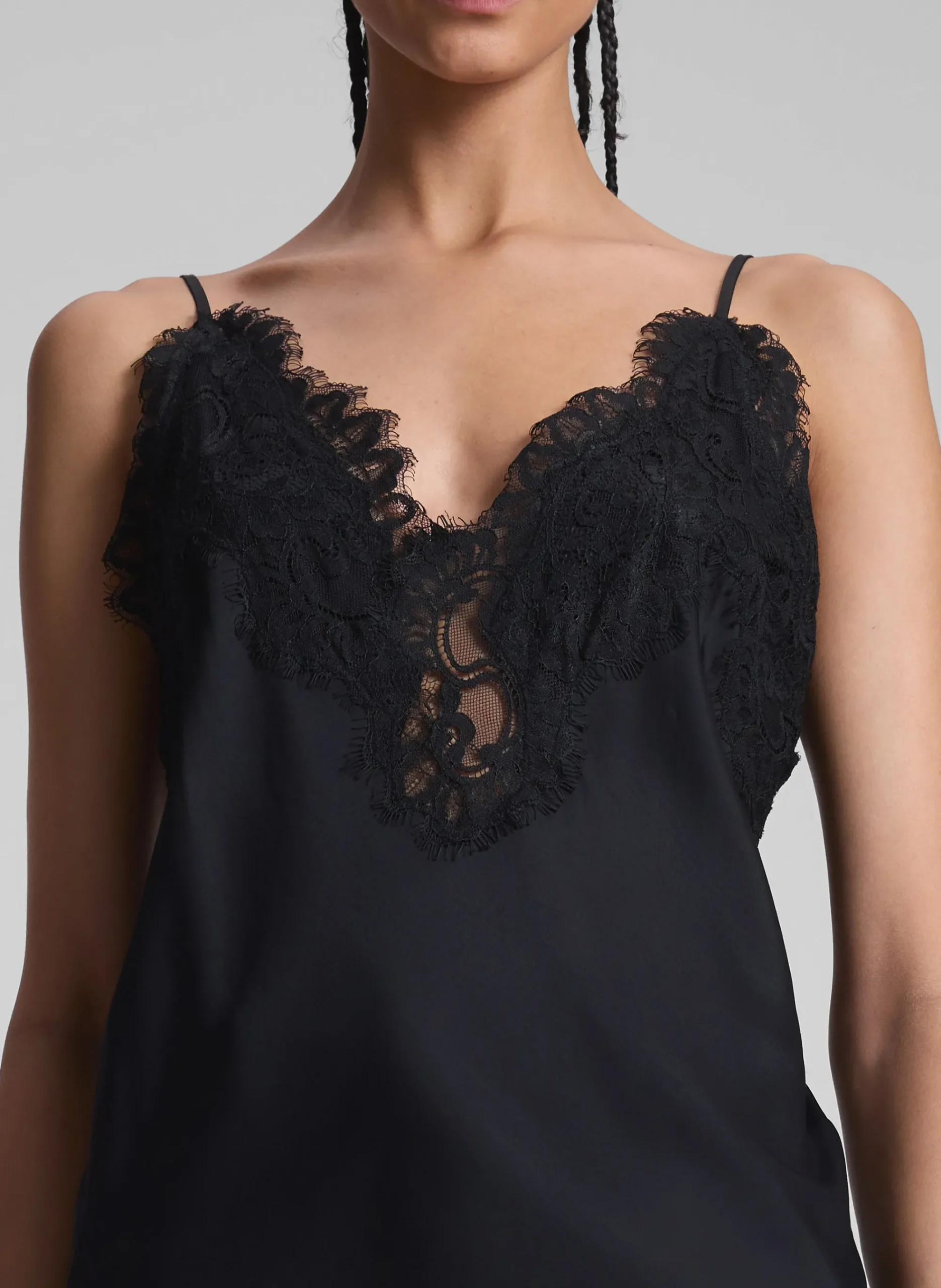 lennon_satin_and_lace_cam_1.webp Women A.L.C. Tops | Tees & Tanks>Lennon Satin And Lace Camisole Top