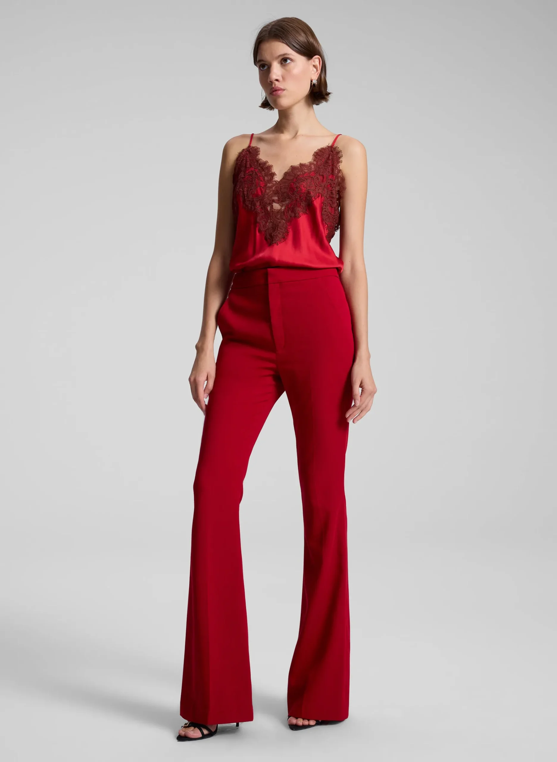 lennon_satin_and_lace_cam_3-1.webp Women A.L.C. Tops | Tees & Tanks>Lennon Satin And Lace Camisole Top