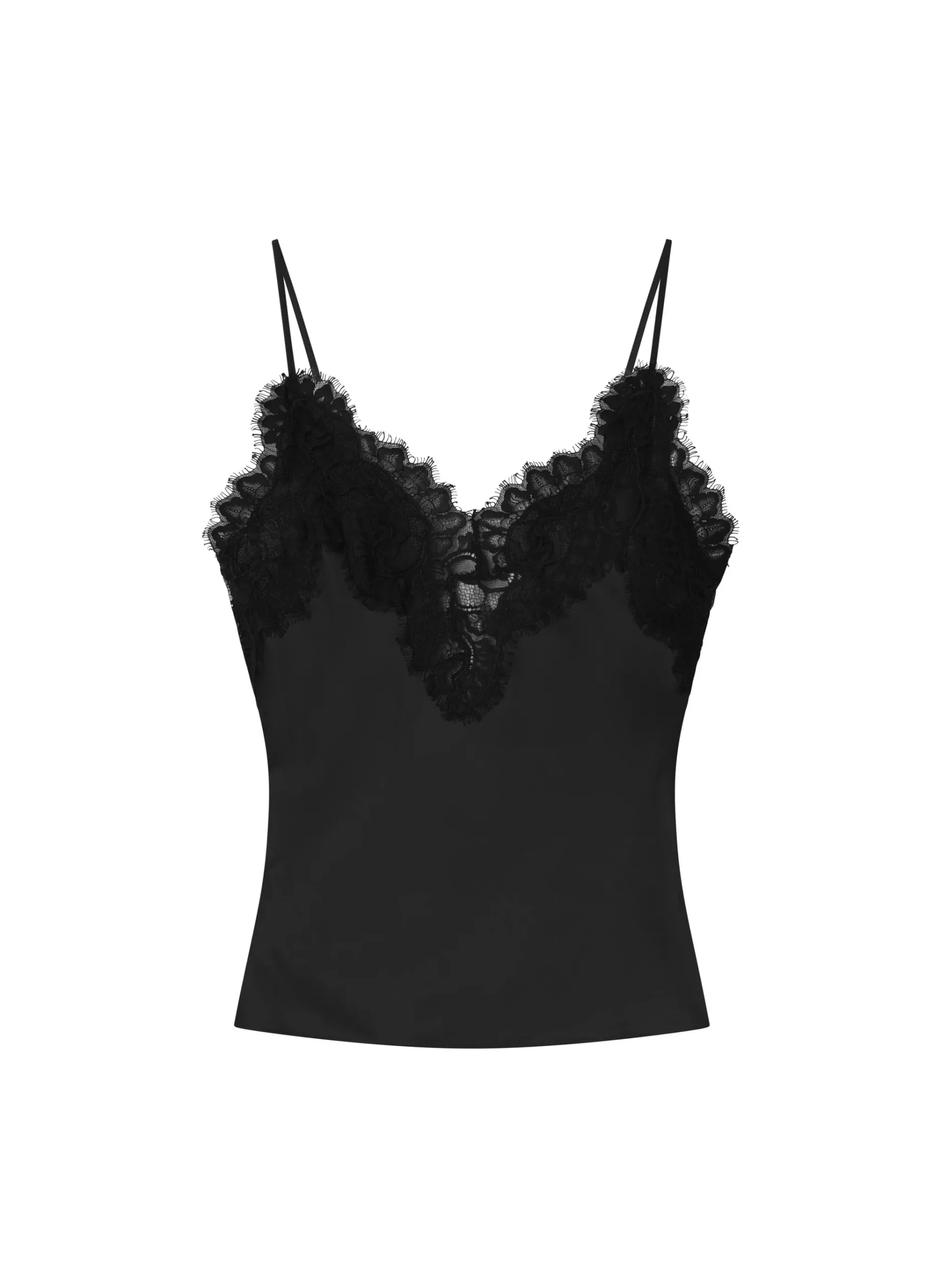 lennon_satin_and_lace_cam_5.webp Women A.L.C. Tops | Tees & Tanks>Lennon Satin And Lace Camisole Top