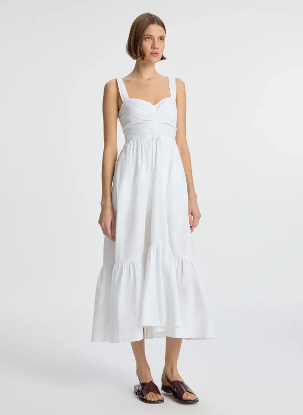 Women A.L.C. Dresses>Lilah II Cotton Midi Dress