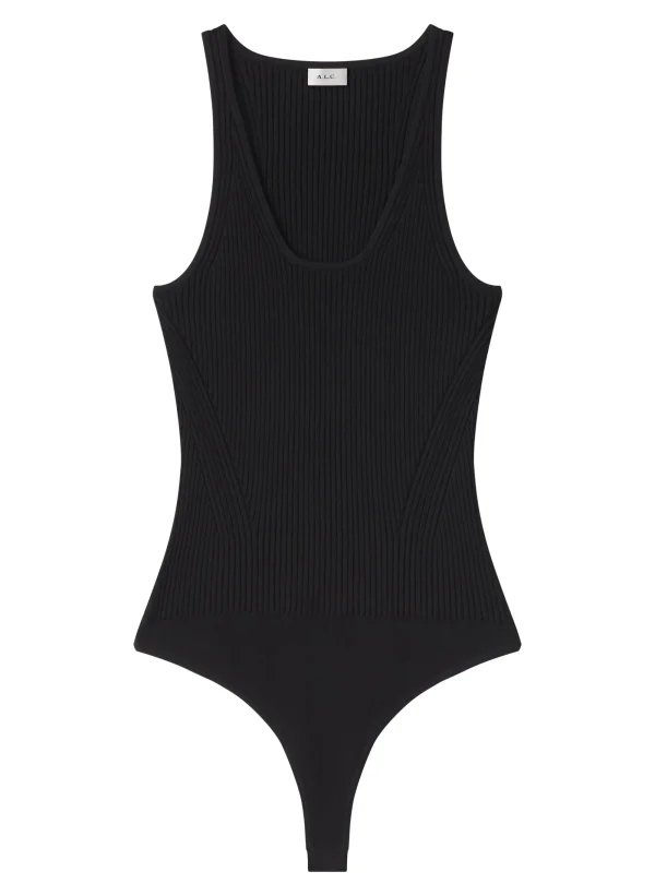 Women A.L.C. Tops>Lucy Ribbed Bodysuit
