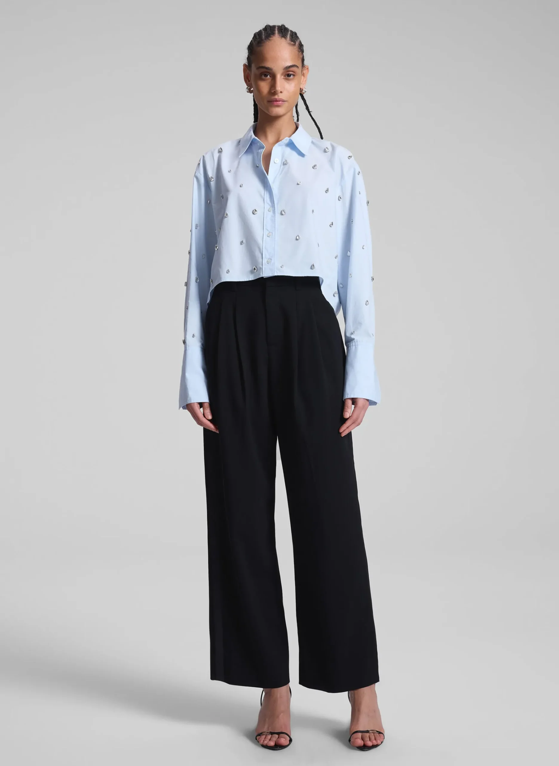 mackie_embellished_croppe_3.webp Women A.L.C. Tops>Mackie Embellished Cropped Cotton Shirt