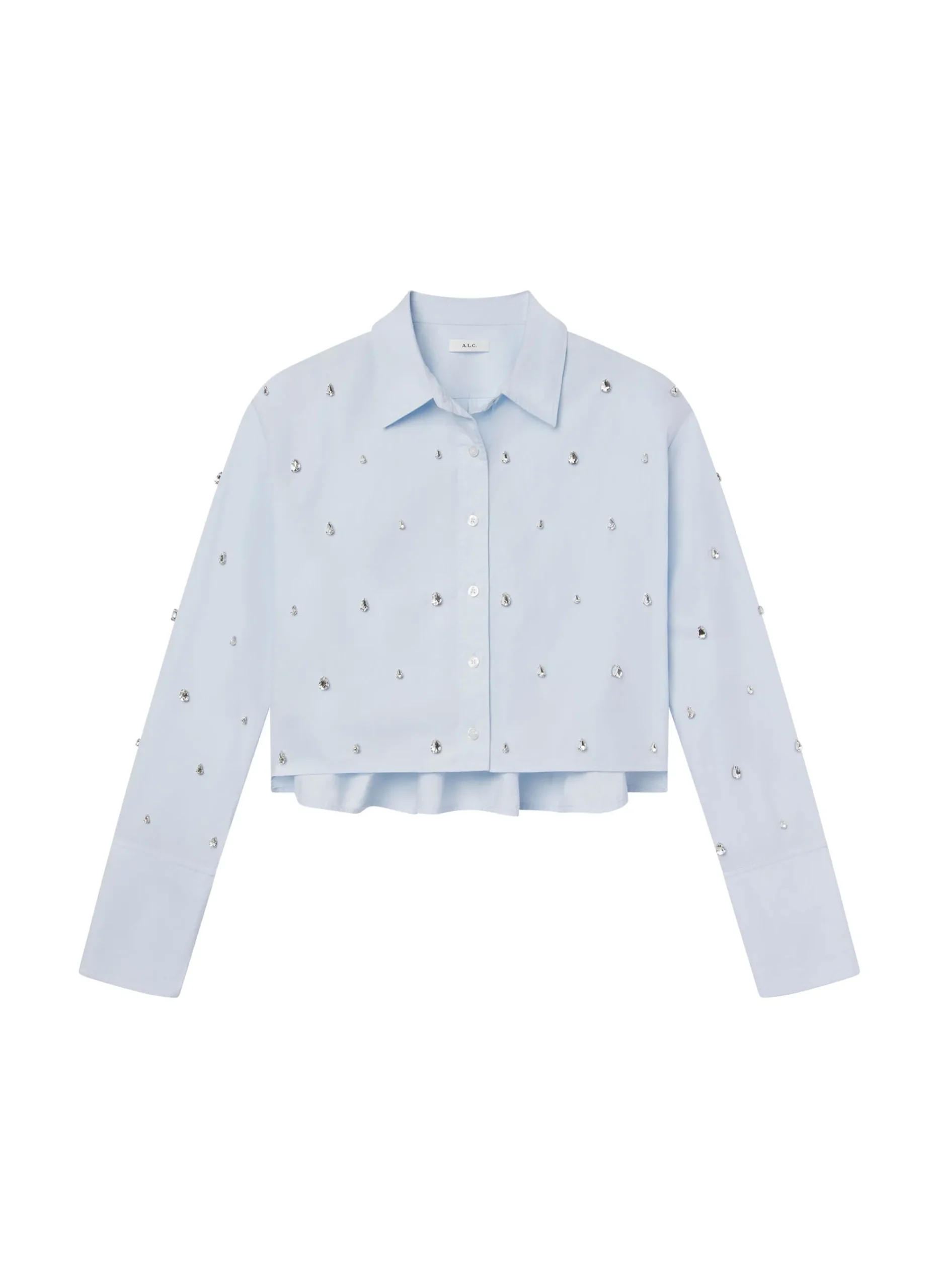 mackie_embellished_croppe_5.webp Women A.L.C. Tops>Mackie Embellished Cropped Cotton Shirt