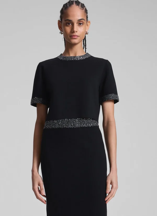 Women A.L.C. Tops | Knitwear>Maeve Sequin Embellished Top