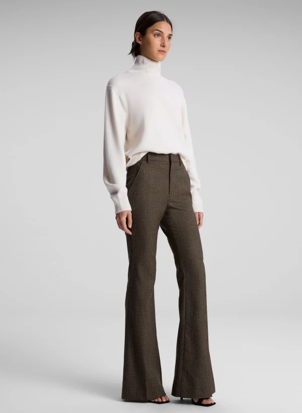 Women A.L.C. Bottoms>Maizie Mini Houndstooth Pant