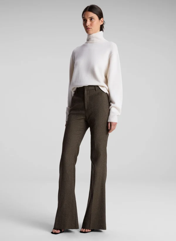 Women A.L.C. Bottoms>Maizie Mini Houndstooth Pant