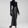 Women A.L.C. Bottoms | Skirts>Marta Leather Midi Skirt