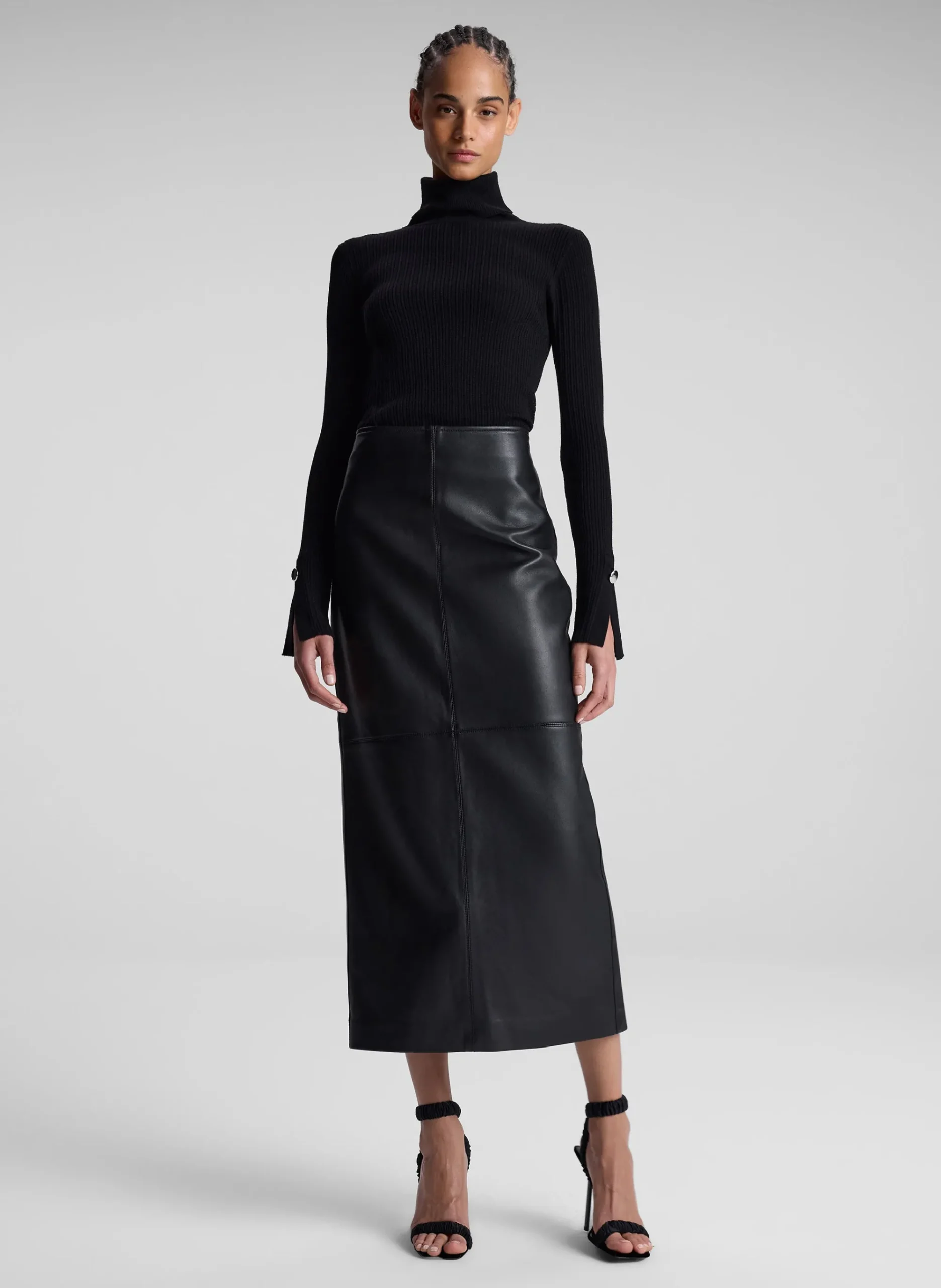 marta_leather_midi_skirt_2.webp Women A.L.C. Bottoms | Skirts>Marta Leather Midi Skirt