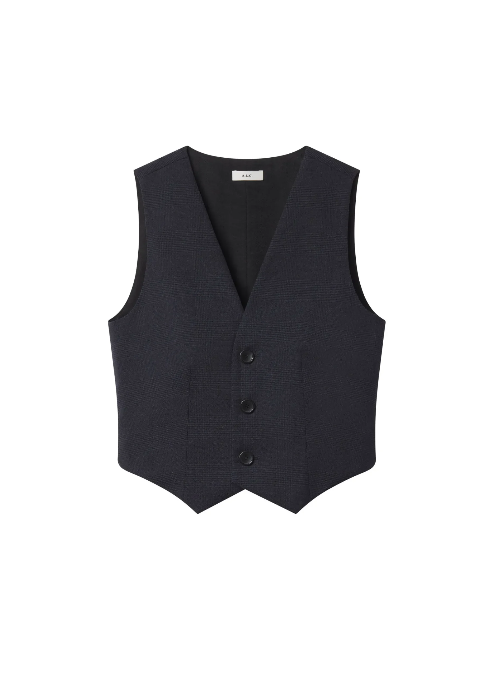 maxwell_plaid_vest_5.webp Women A.L.C. Tops | Jackets & Coats>Maxwell Plaid Vest