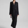 Women A.L.C. Dresses>Mila Satin Maxi Shirtdress