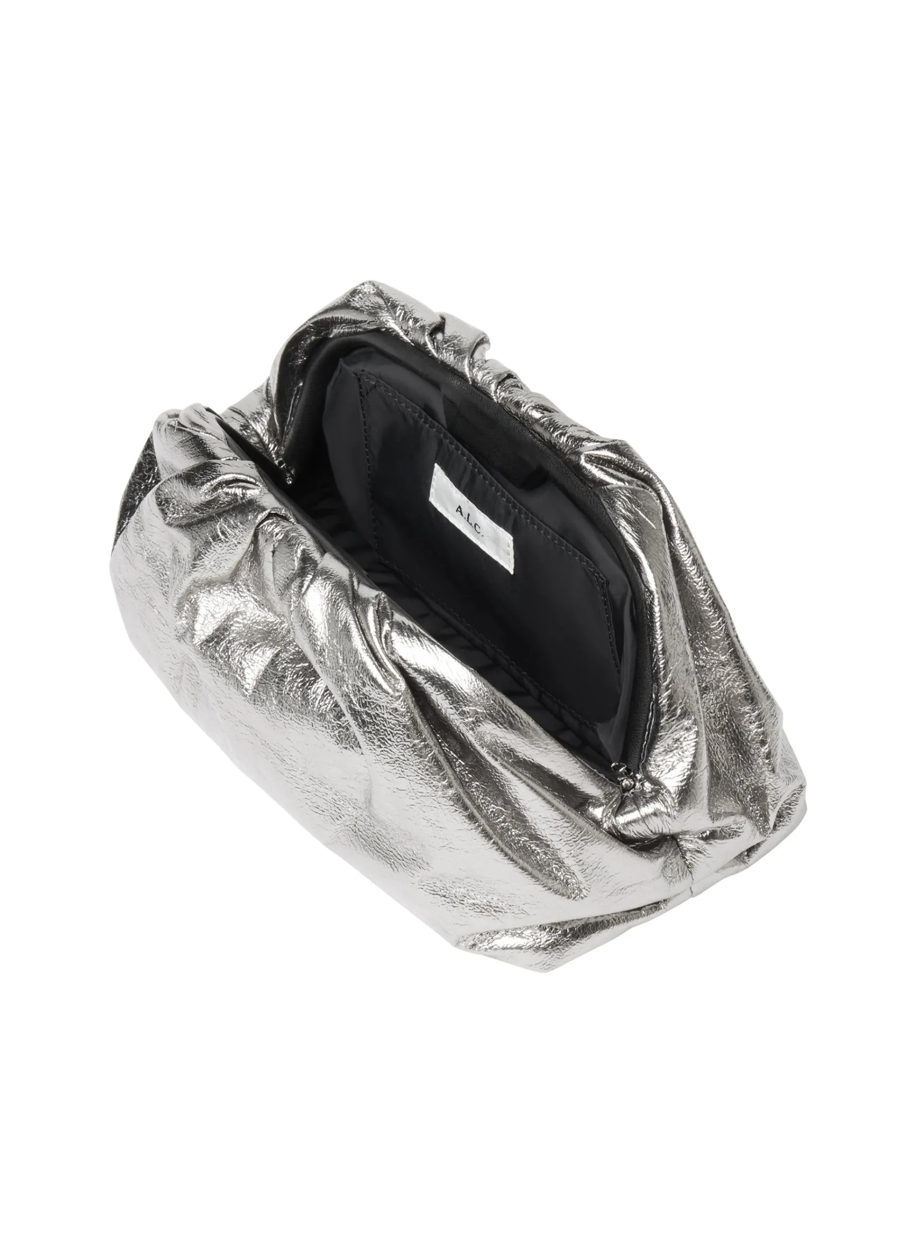 milo_metallic_vegan_leath_2.webp Women A.L.C. Accessories | Handbags>Milo Metallic Vegan Leather Clutch