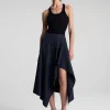 Women A.L.C. Bottoms | Skirts>Navy Plaid Midi Skirt