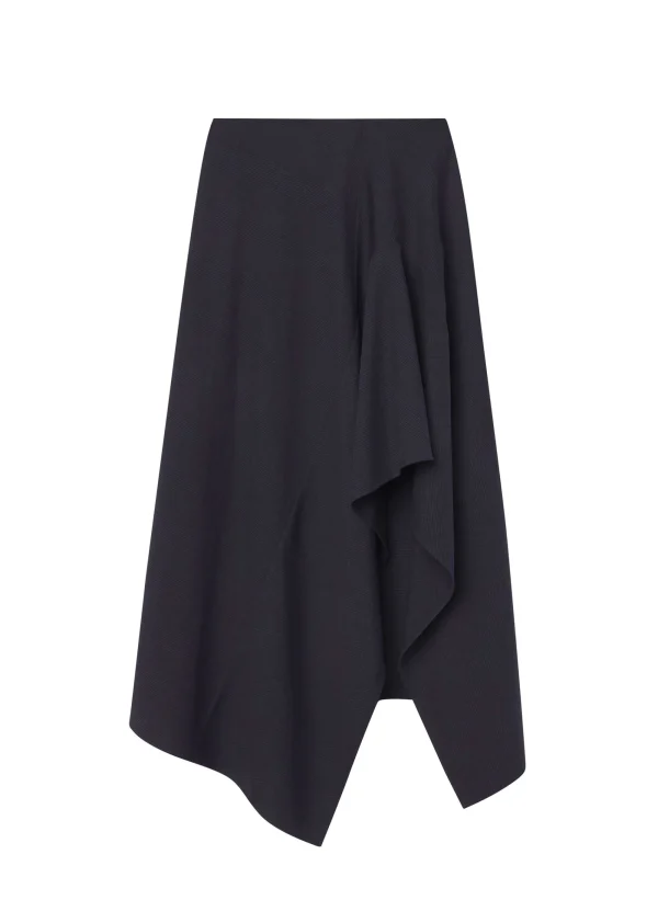 Women A.L.C. Bottoms | Skirts>Navy Plaid Midi Skirt