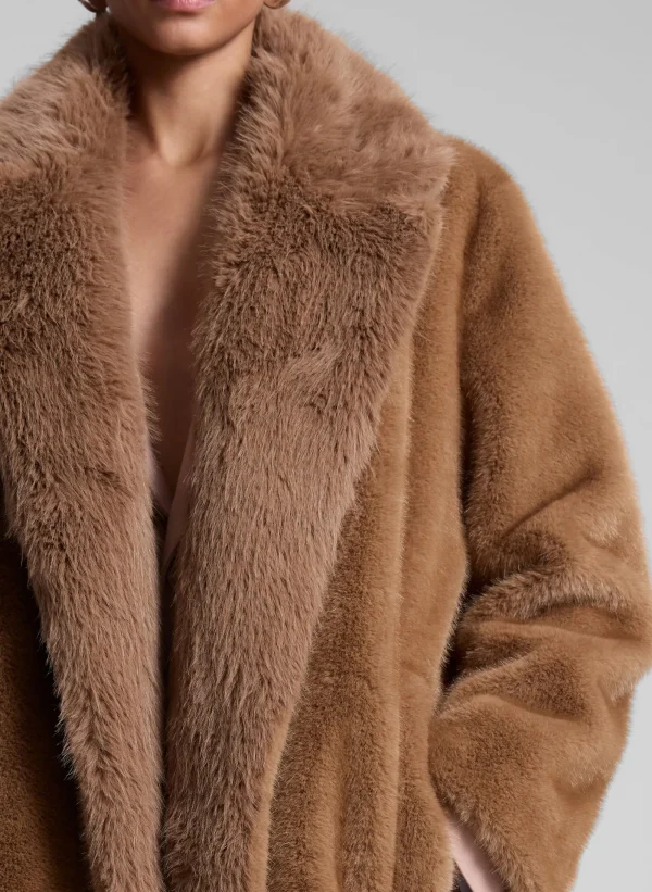 Women A.L.C. Jackets & Coats>Nina Faux Fur Coat
