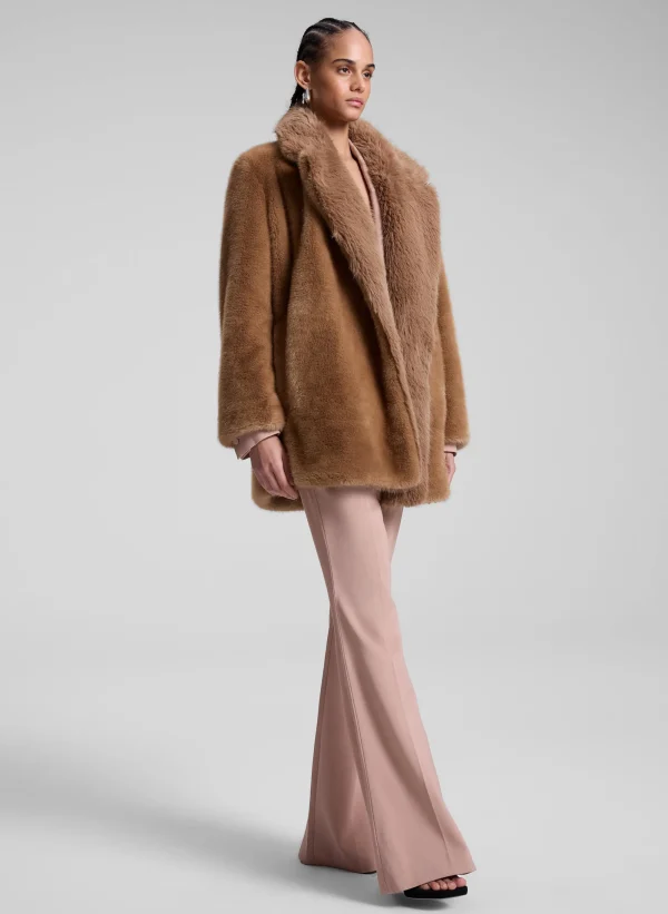 Women A.L.C. Jackets & Coats>Nina Faux Fur Coat