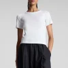 Women A.L.C. Tops | Tees & Tanks>Paloma Cotton Rib Baby Tee