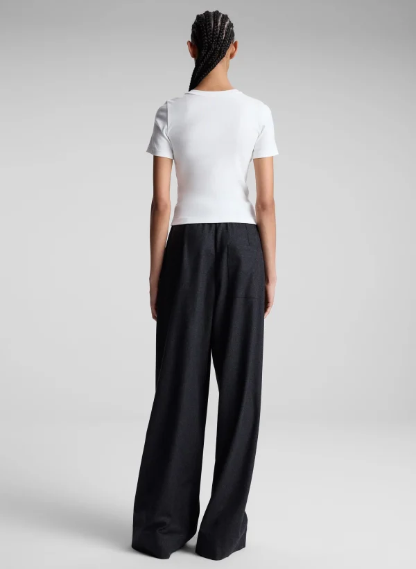 Women A.L.C. Tops | Tees & Tanks>Paloma Cotton Rib Baby Tee