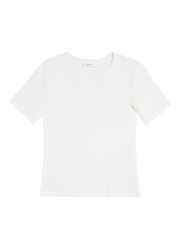 Women A.L.C. Tops | Tees & Tanks>Paloma Cotton Rib Baby Tee