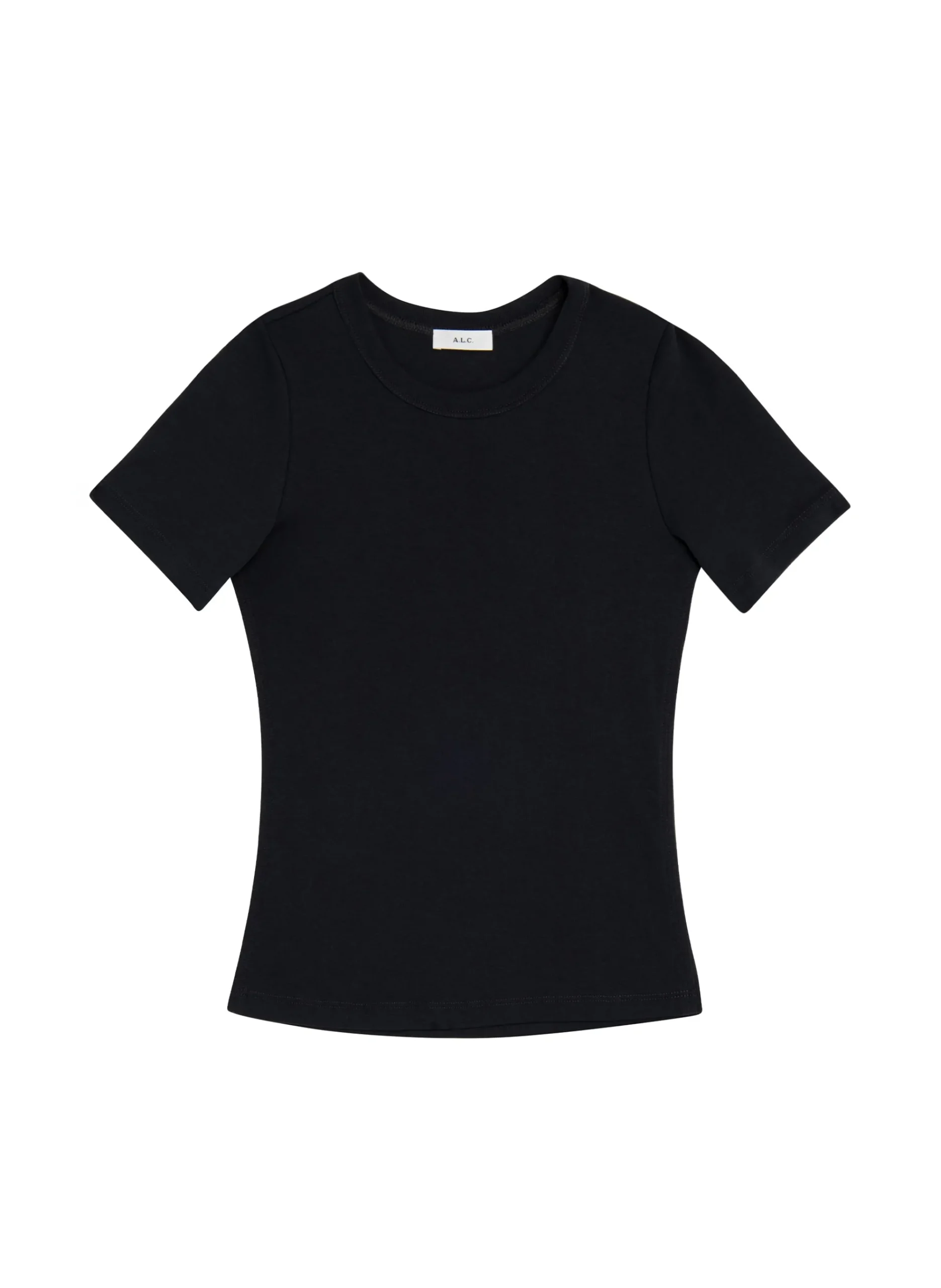 paloma_cotton_rib_baby_te_5.webp Women A.L.C. Tops | Tees & Tanks>Paloma Cotton Rib Baby Tee
