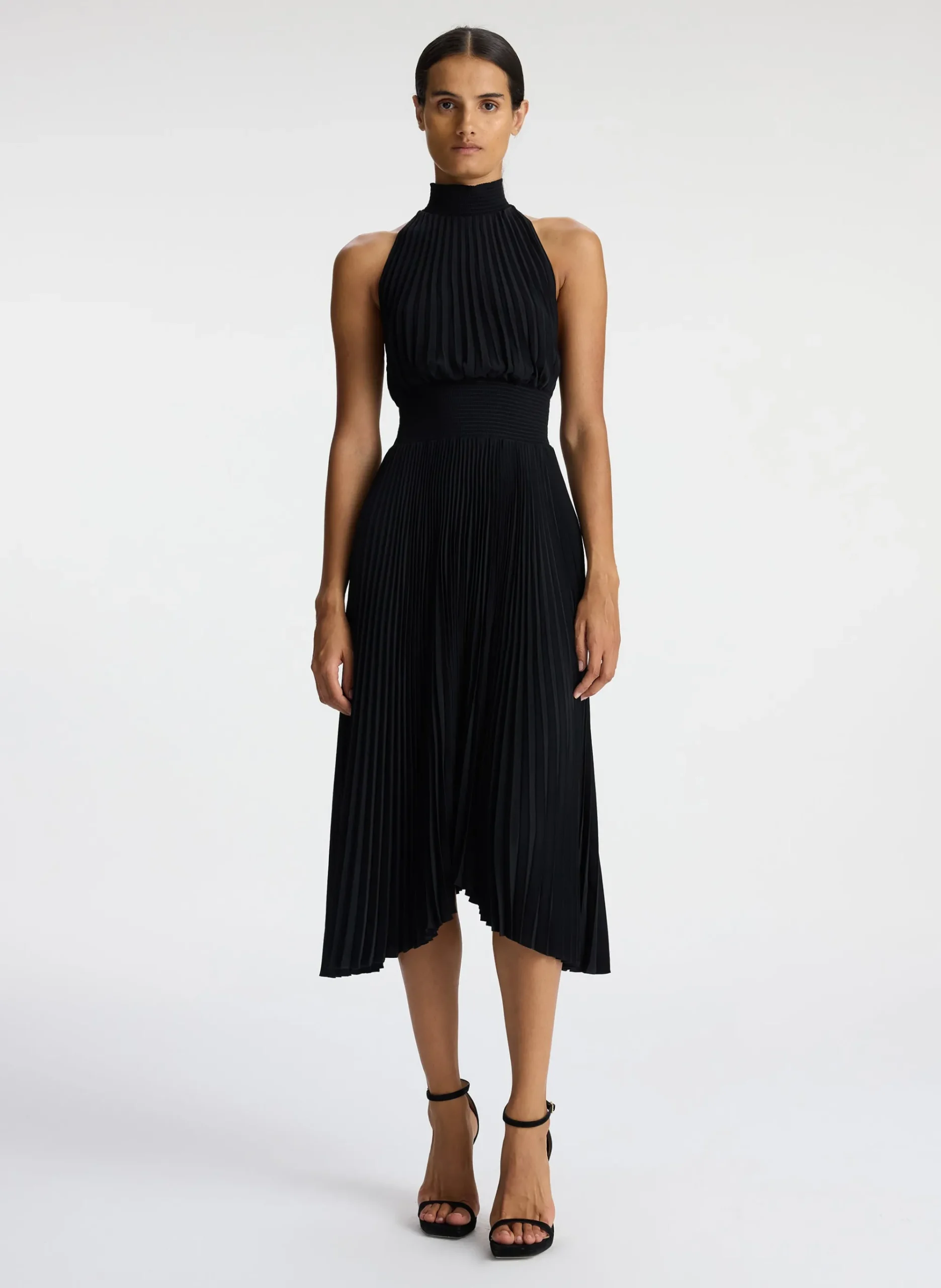 renzo_matte_pleated_dress_0.webp Women A.L.C. Dresses>Renzo Matte Pleated Dress