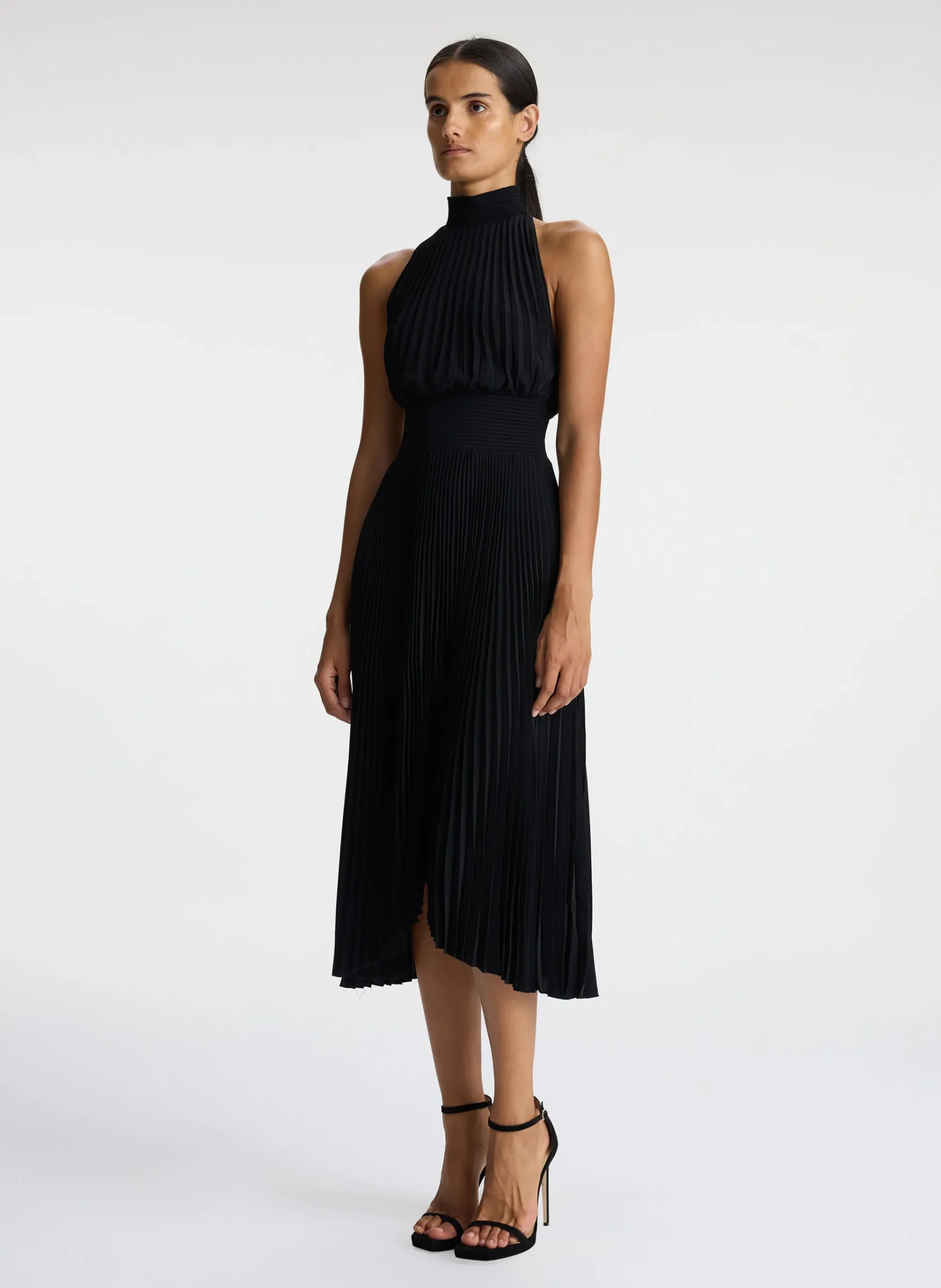 renzo_matte_pleated_dress_2.webp Women A.L.C. Dresses>Renzo Matte Pleated Dress