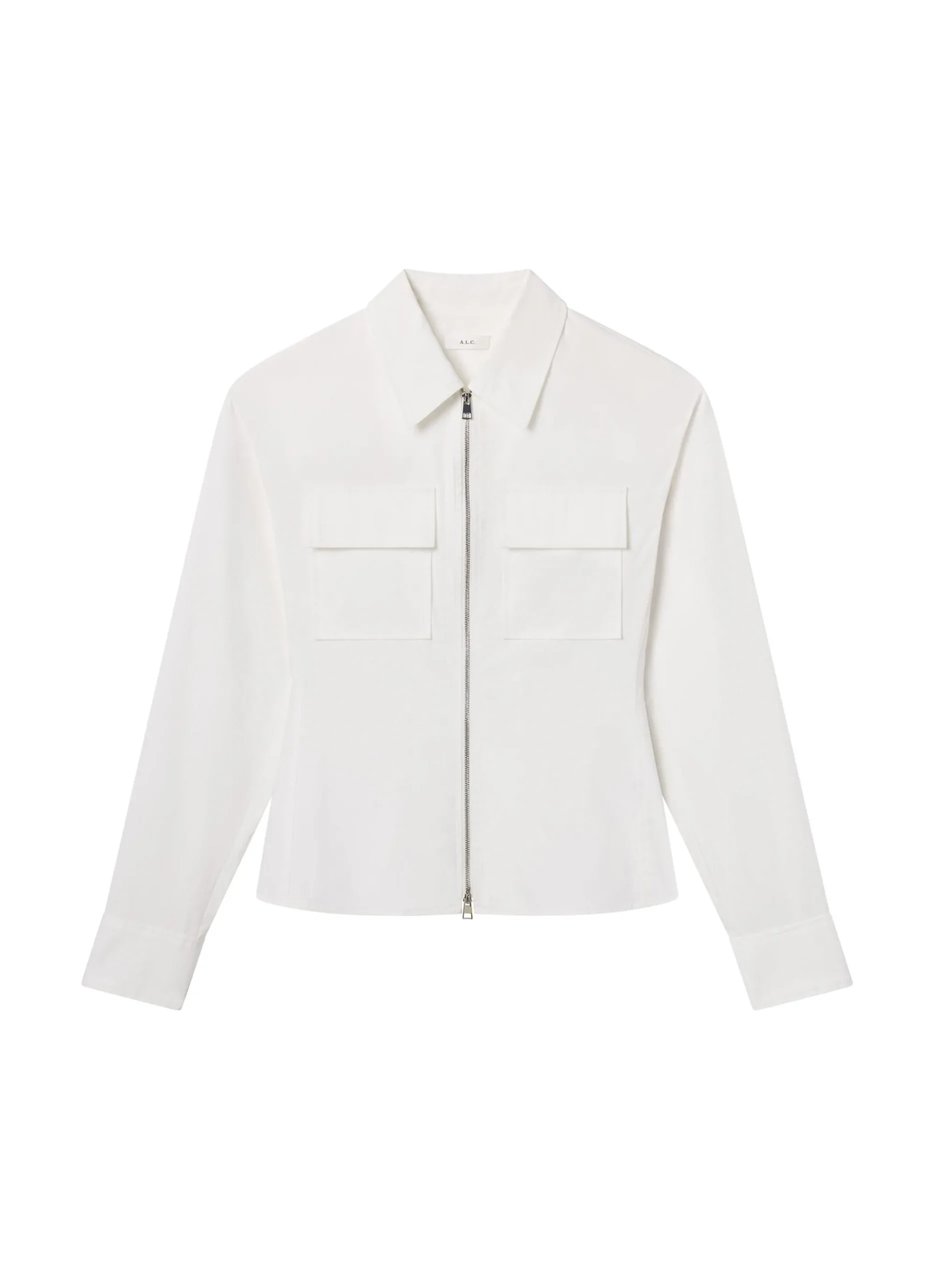 sage_cotton_zip_top_5.webp Women A.L.C. Tops>Sage Cotton Zip Top