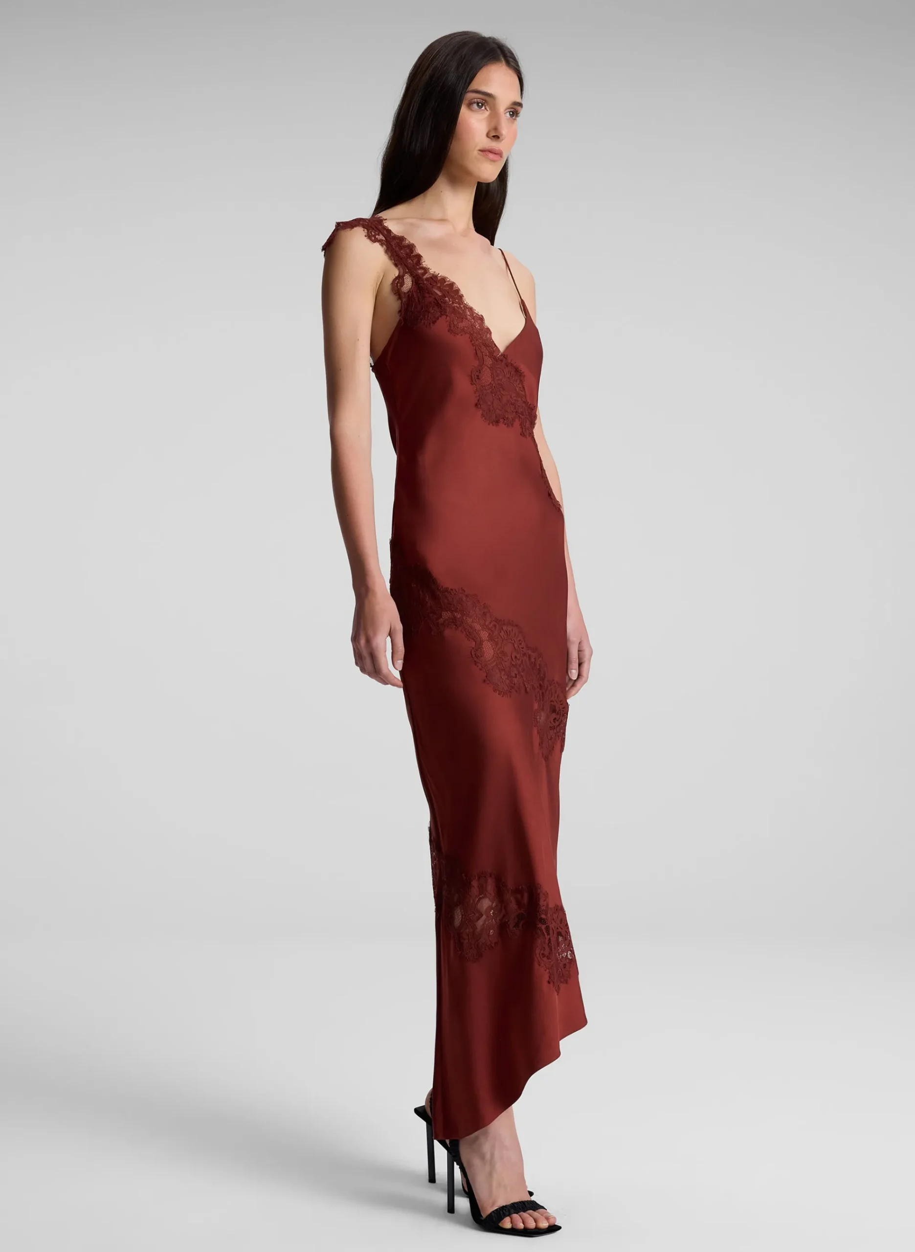 stella_satin_and_lace_mid_2.webp Women A.L.C. Dresses>Stella Satin And Lace Midi Dress