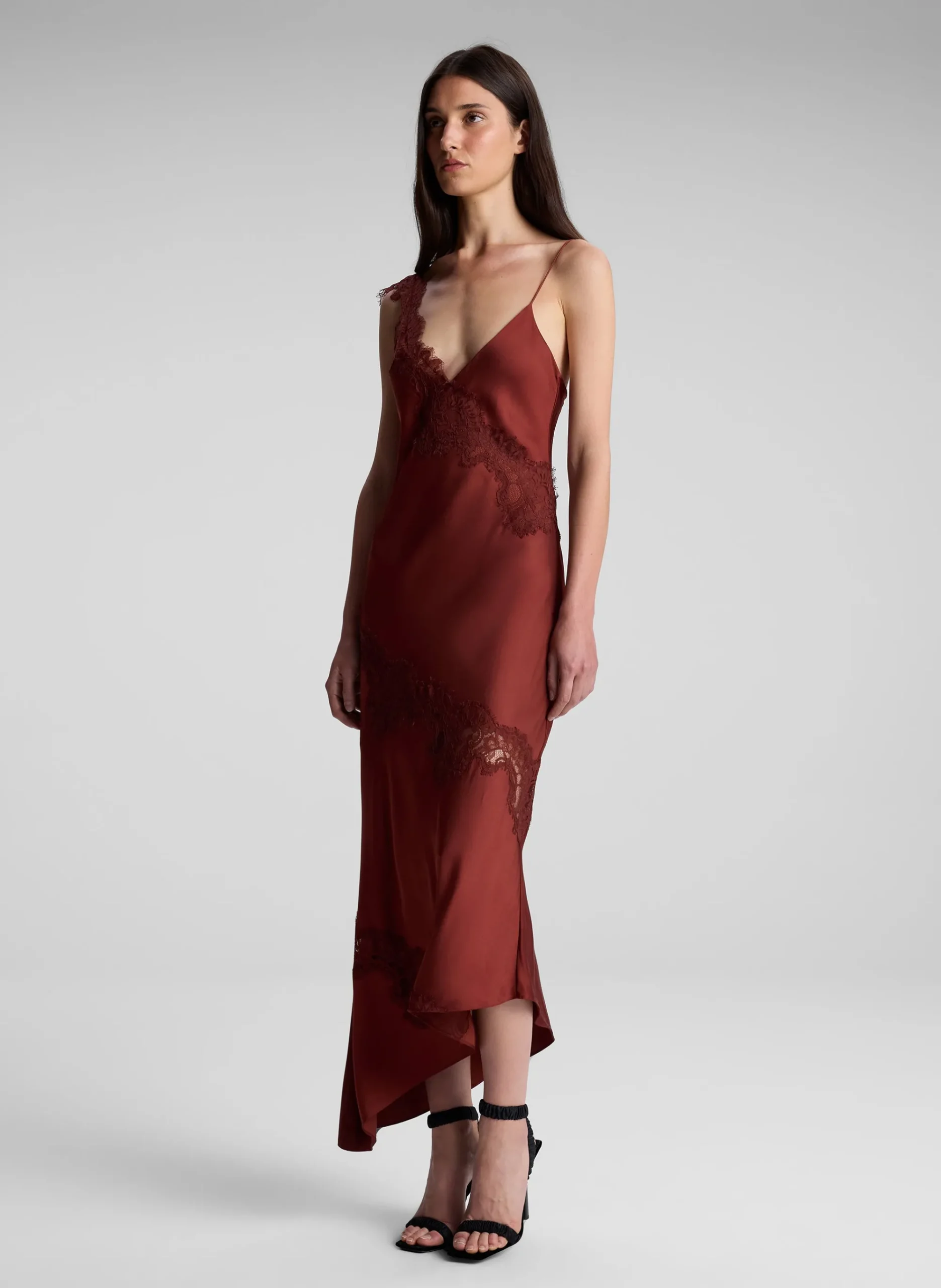 stella_satin_and_lace_mid_3.webp Women A.L.C. Dresses>Stella Satin And Lace Midi Dress