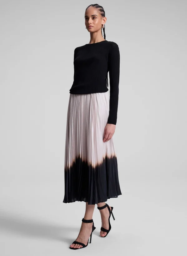 Women A.L.C. Bottoms | Skirts>Tatum Pleated Midi Skirt